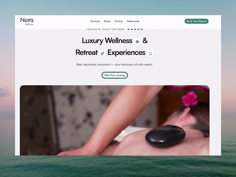 Cover image for Niora Wellness - Landing Page Design & Development