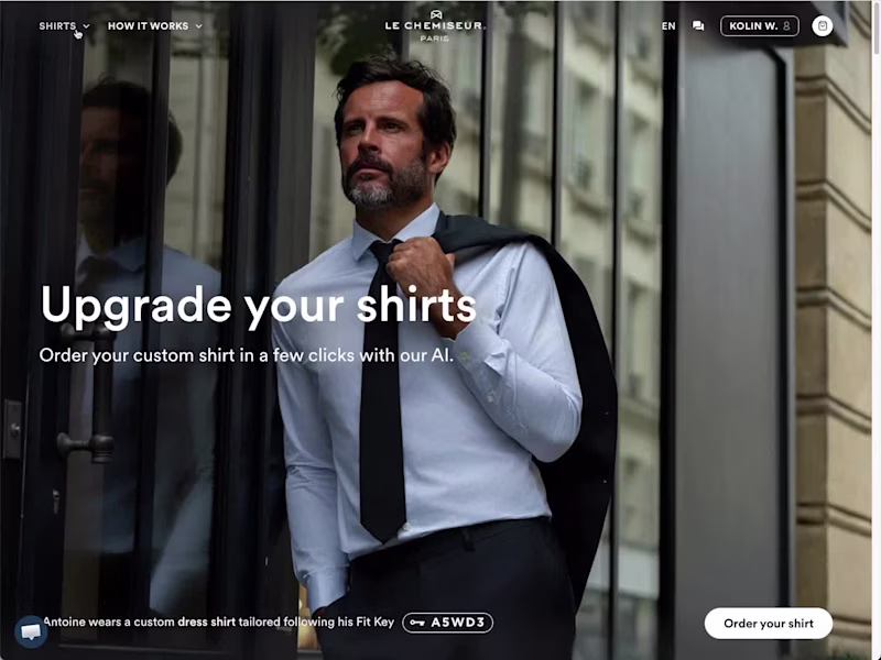 Cover image for Le Chemiseur