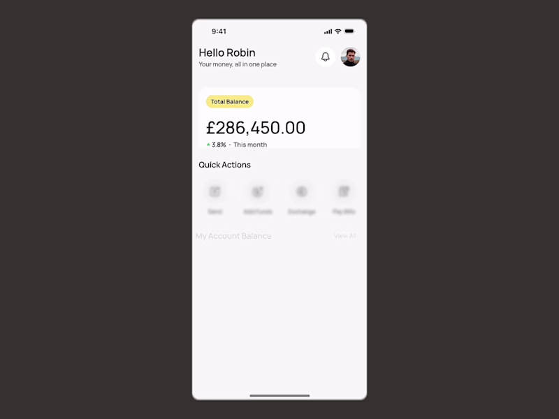 Cover image for Fintech Mobile App UI Animation
A
