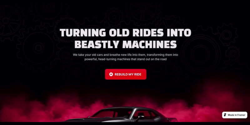 Cover image for Crazy Mechanics Landing Page
