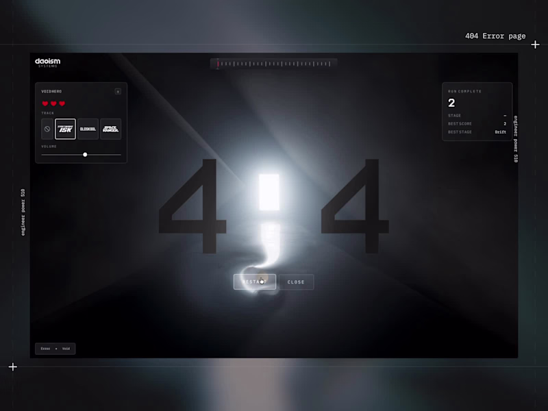 Cover image for You don't need Claude when you know three.js 🔥 404 page as ...