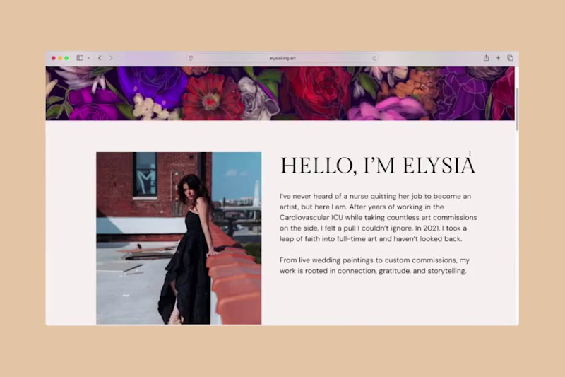 Cover image for Portfolio for Elysia King Art.