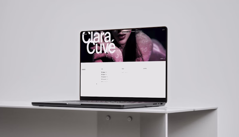 Cover image for Clara Cuvé - Brand, Webflow site for DJ/Producer