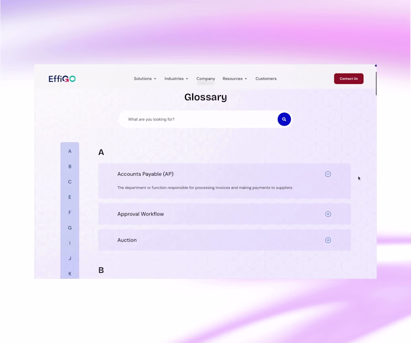 Cover image for EffiGO Website Redesign | Source to Pay SaaS