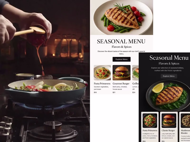 Cover image for Restaurant Website