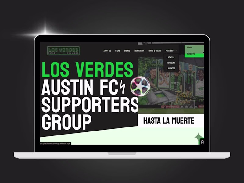 Cover image for Austin FC Supporters Website Redesign