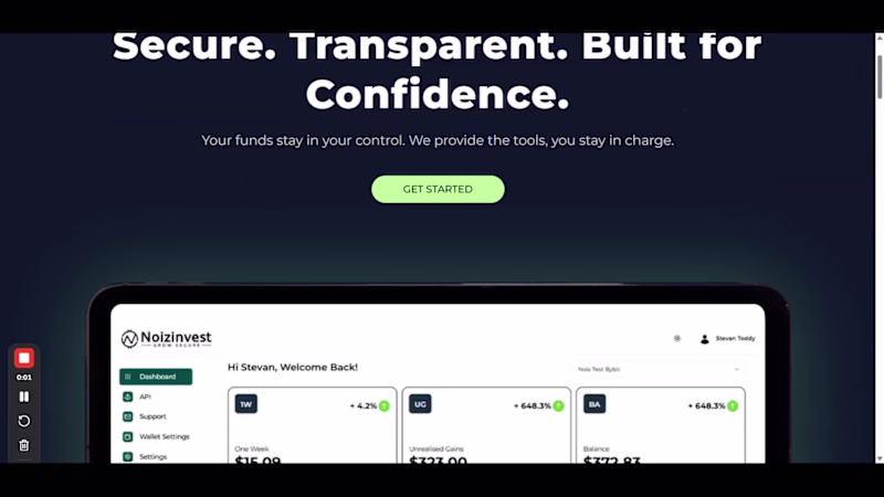 Cover image for NoizInvest — Figma-to-Code Redesign &