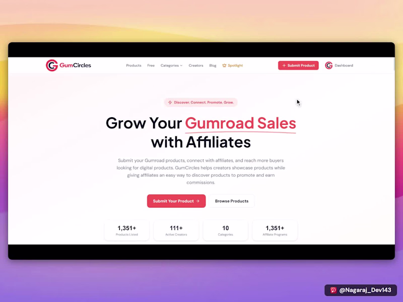 Cover image for Development of GumCircles Digital Product Marketplace