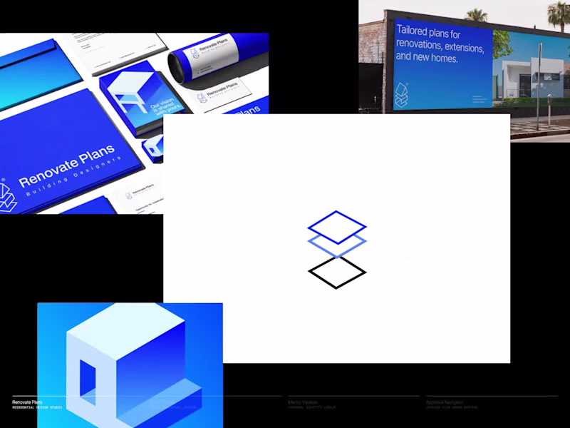 Cover image for Modern Brand Identity for Renovate Plans