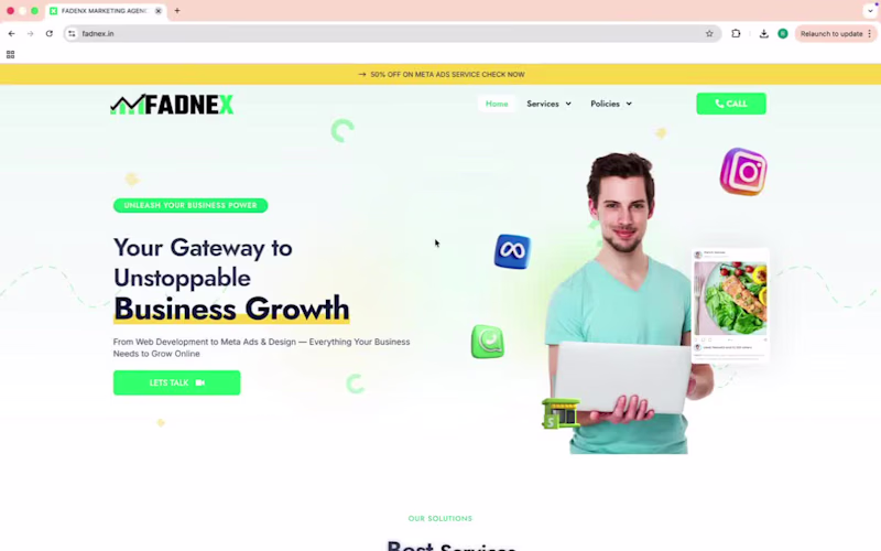 Cover image for FADENX MARKETING AGENCY