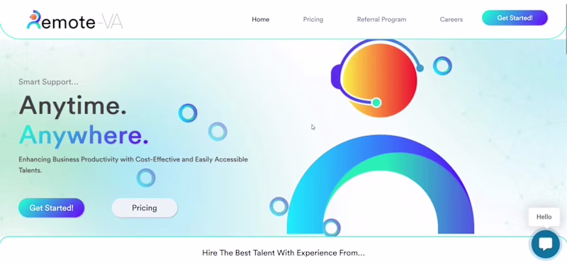 Cover image for Custom WordPress Website Development for Remote VA
