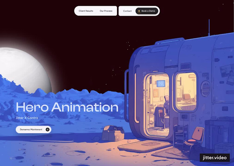 Cover image for jitter hero animation 
