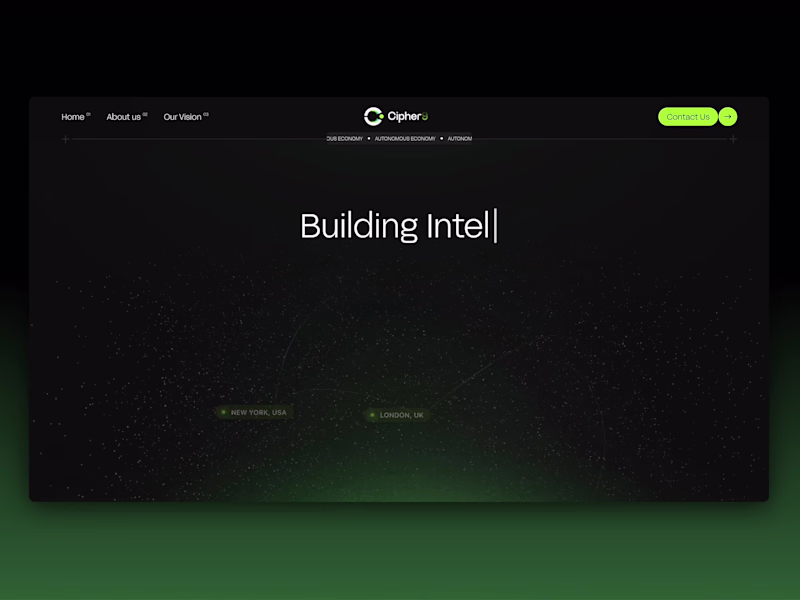 Cover image for Cipher9 Brand and Framer Website Design