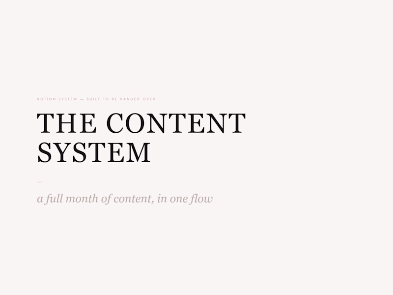 Cover image for A Notion system that plans