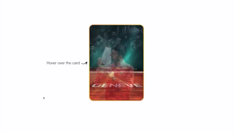 Cover image for Novak Djokovic 100th title collectible card - GOAT Edition