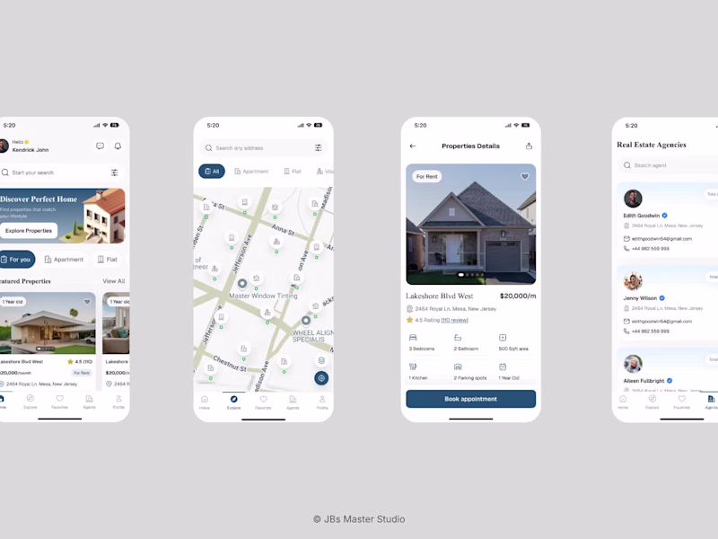 Cover image for Universal Properties Mobile Application Design