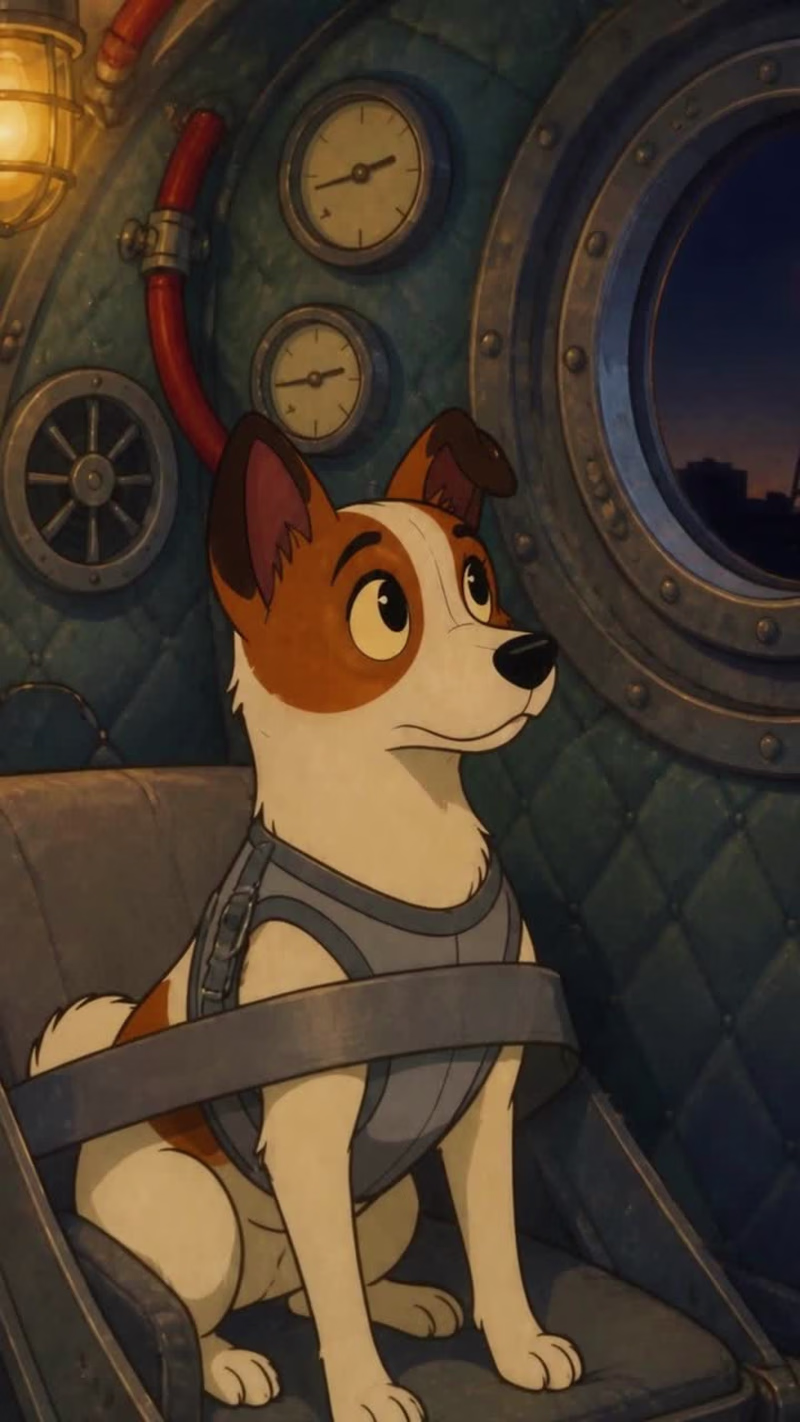 Cover image for Ai short film about Laika