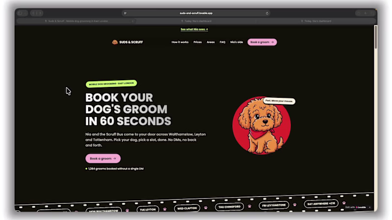 Cover image for Suds & Scruff Mobile Dog