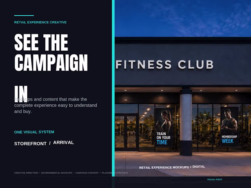 Cover image for Retail Experience Mockups + Digital Campaign System