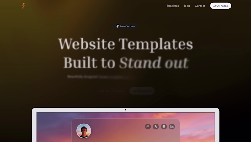 Cover image for My personal Framer template store