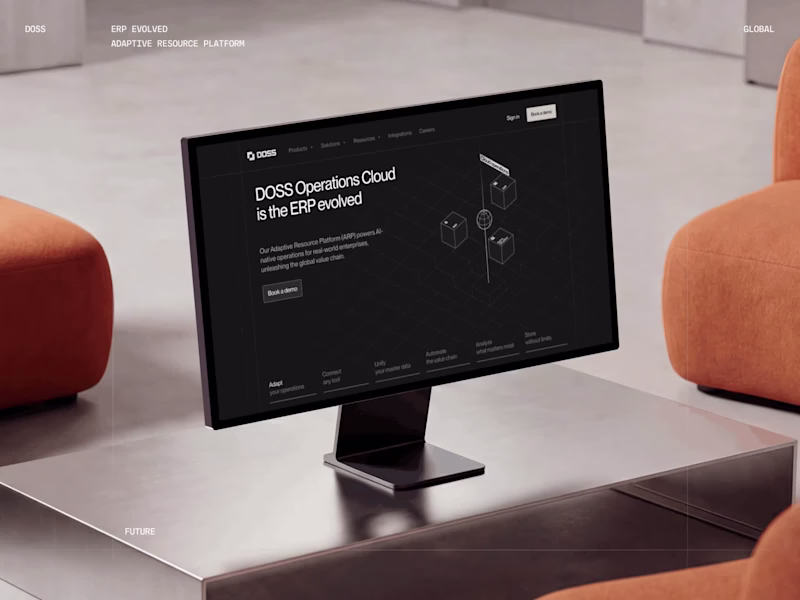 Cover image for DOSS is an AI-native ERP