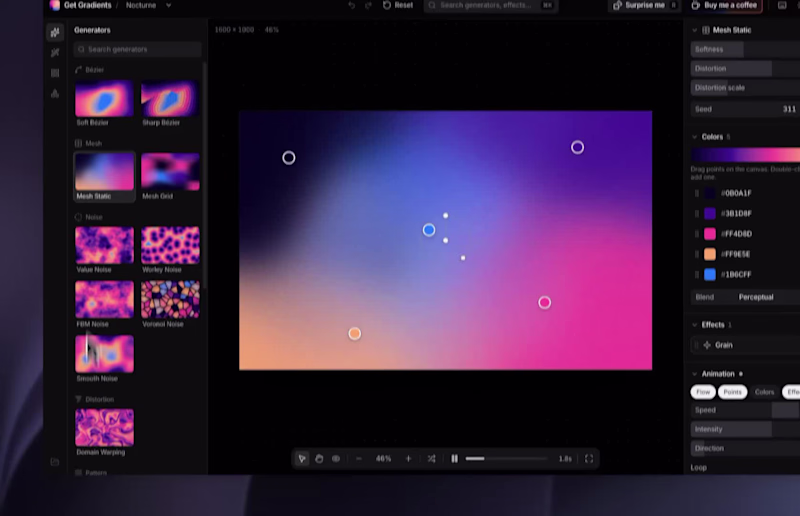 Cover image for Introducing Get Gradients 

A few