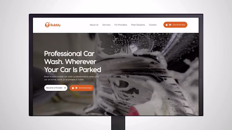 Cover image for Bubbly:  Designing a Premium Mobile Car Wash Experience