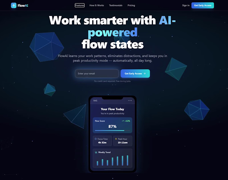 Cover image for Modern SaaS Landing Page Design with React & Three.js
