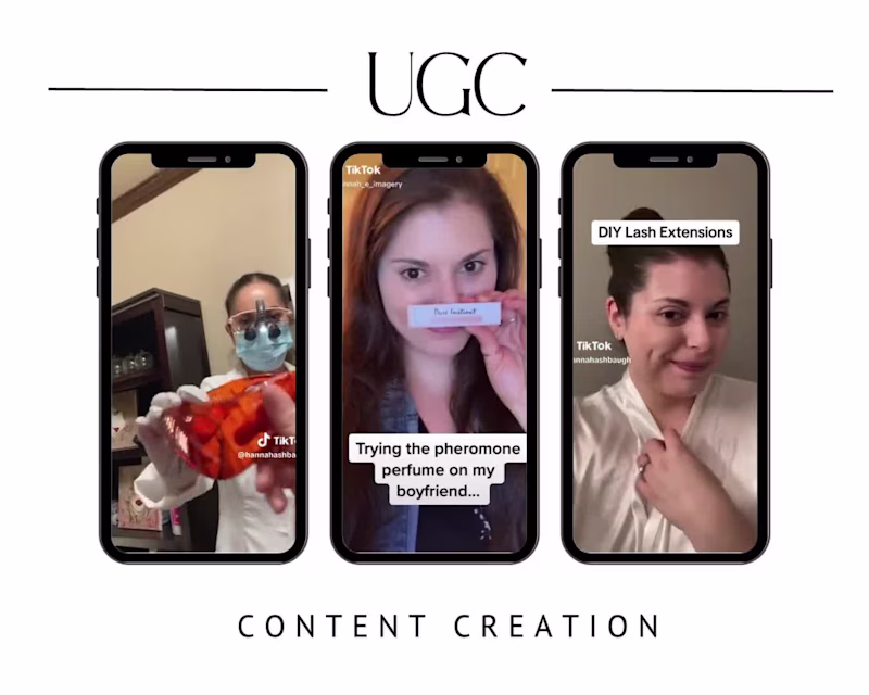 Cover image for UGC Content Creation | Multiple Brands
