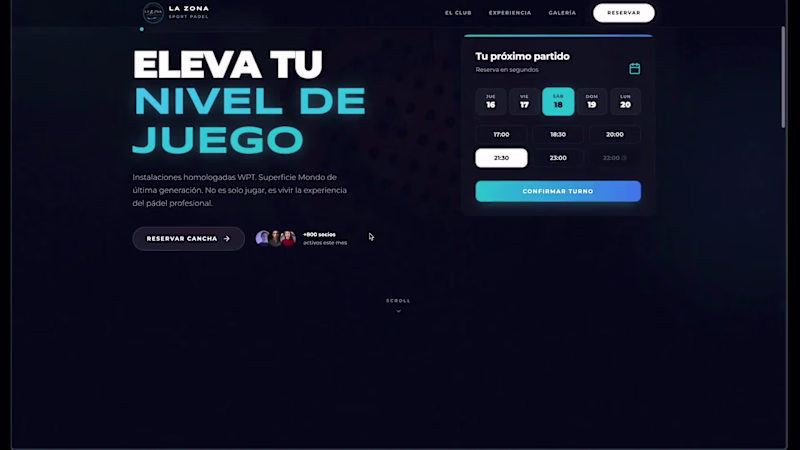 Cover image for Premium booking-led website for a