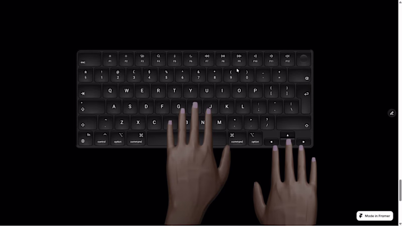 Cover image for Scroll Animation concept made in Framer.