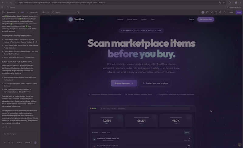 Cover image for TrustFlow — an AI scanner