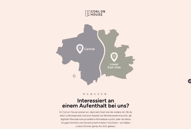 Cover image for Conlon House is a Munich-based hospitality platform redefini...