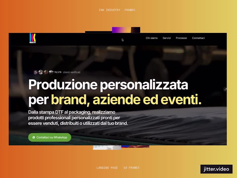 Cover image for Ink Industry - Framer Landing Page