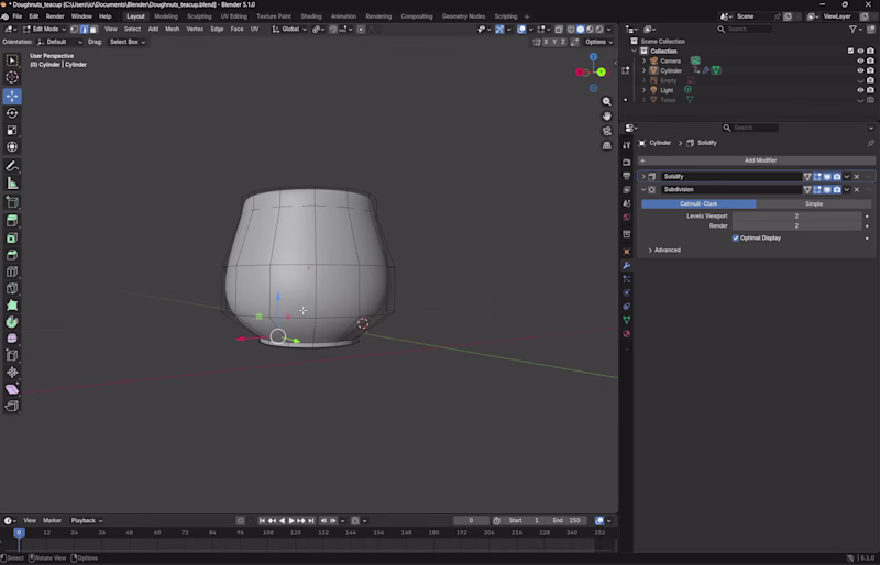 Cover image for Master Blender Techniques: Teacup Modeling Tutorial Guide