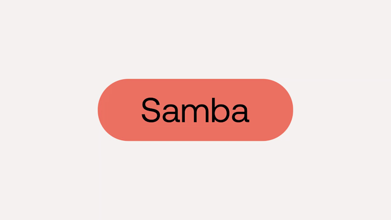 Cover image for Here’s a little motion teaser for SAMBA, my UX Master’s proj...