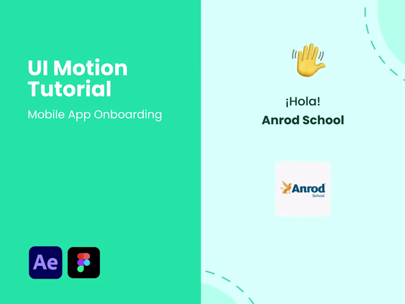 Cover image for Mobile App Onboarding & UI Motion Tutorial