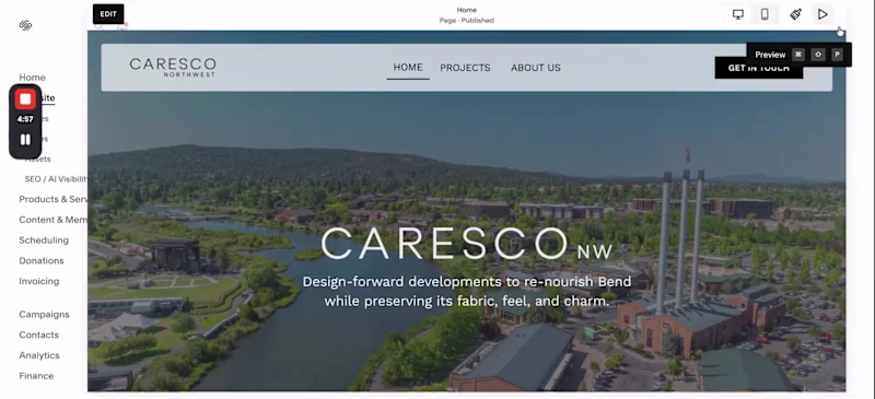 Cover image for The goal for the Caresco