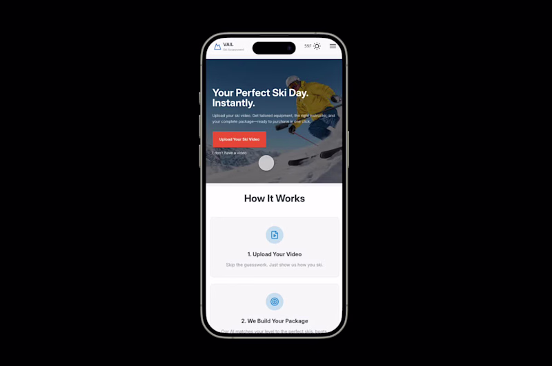 Cover image for Mobile App for Ski Resort