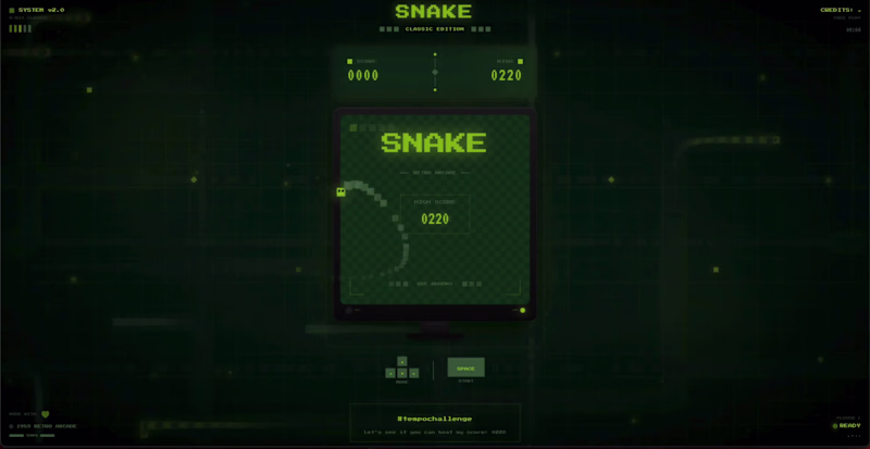 Cover image for My high score: 0220. Think you can beat it? 😎 I built Retro...