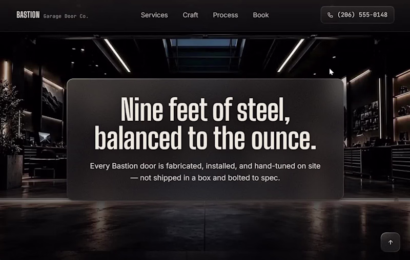 Cover image for Interactive website with scroll animation