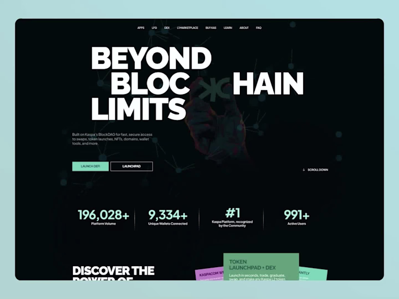 Cover image for Kaspa.com - DeFi Ecosystem ⚡