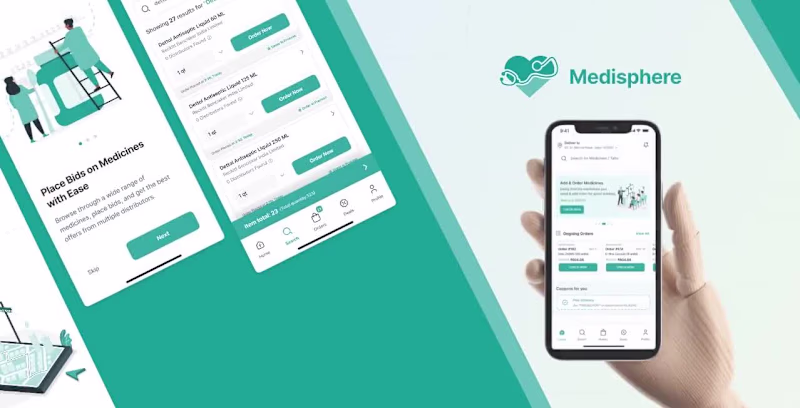 Cover image for Medisphere- A B2B Pharma Application