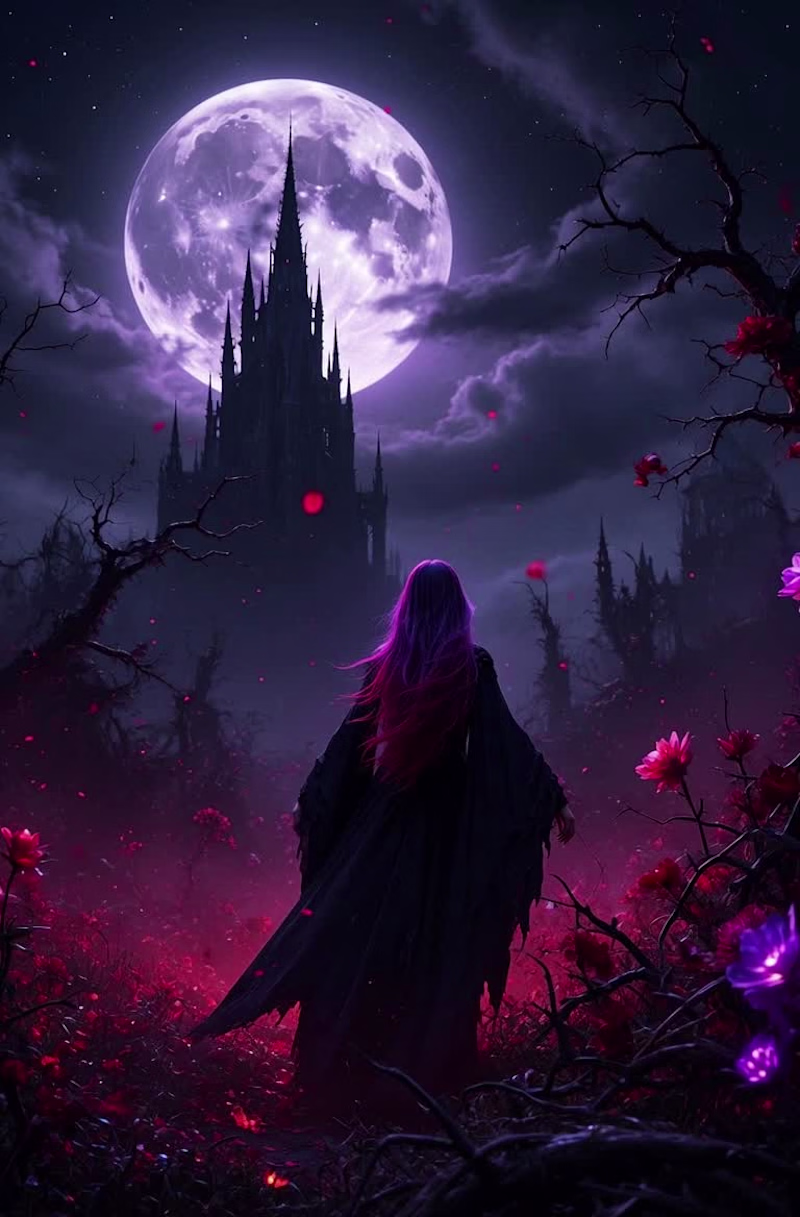 Cover image for Where the moonlight cuts through the dark, the real story be...