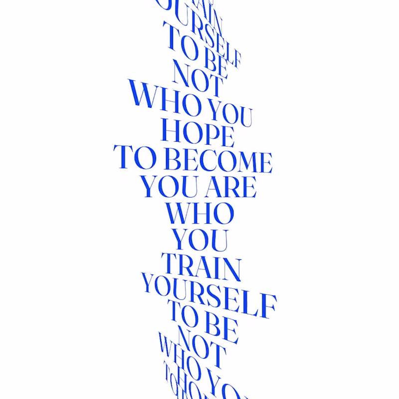 Cover image for Kinetic typography had me from day one.