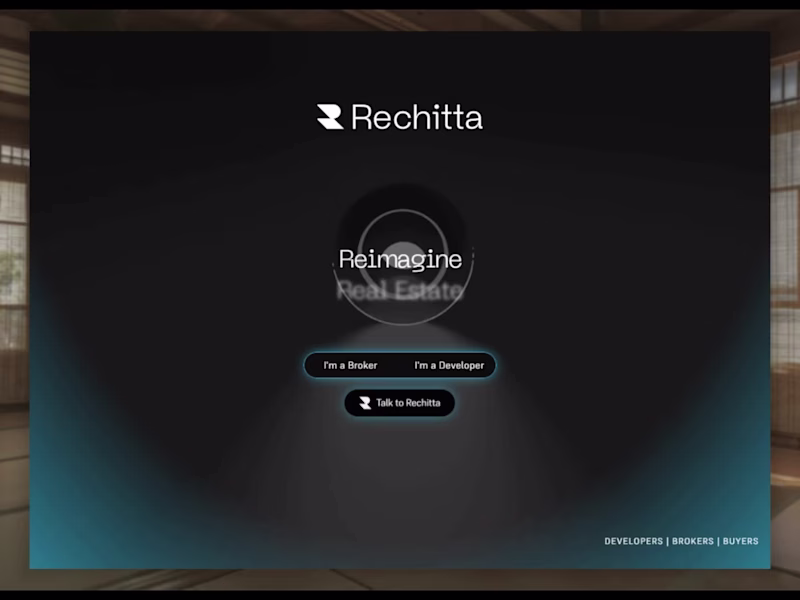 Cover image for AI Real Estate SaaS Platform: Rechitta (Launch Edition)