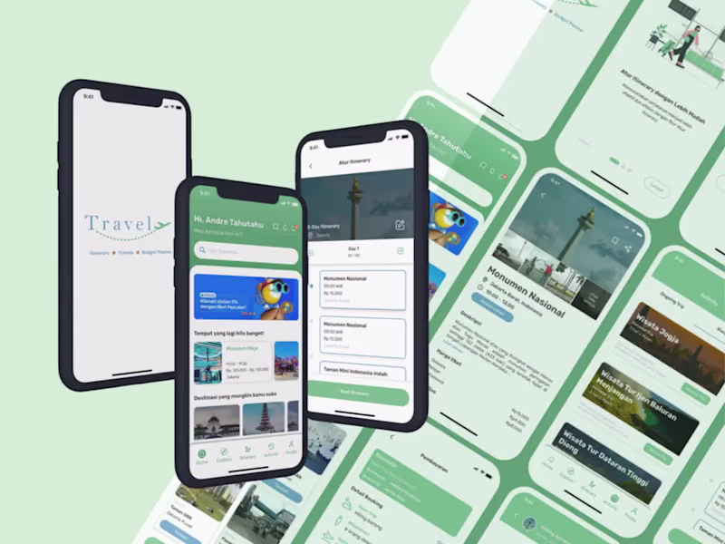 Cover image for Mobile App Design for Travely