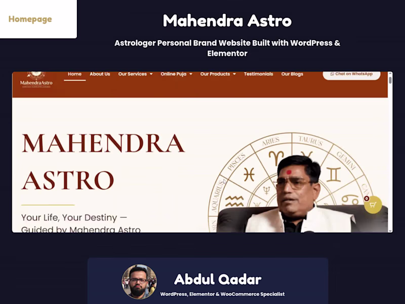 Cover image for Mahendra Astro – Astrologer Personal