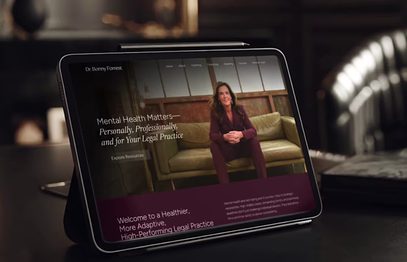 Cover image for Dr. Bonny Forrest | Branding + Kajabi Website Design