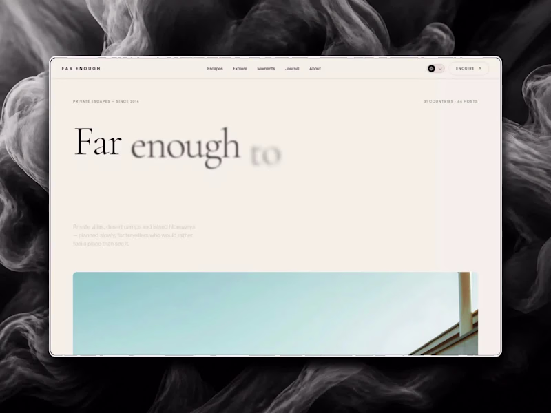 Cover image for I just released FAR ENOUGH,